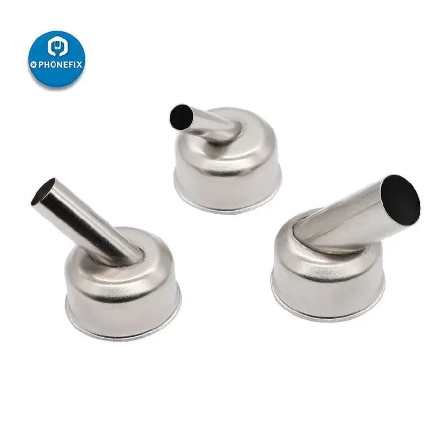 PhoneFix hot air gun resisting nozzles for ATTEN ST-862D BGA rework station, straight 12mm iron tips and nozzles for precise soldering
