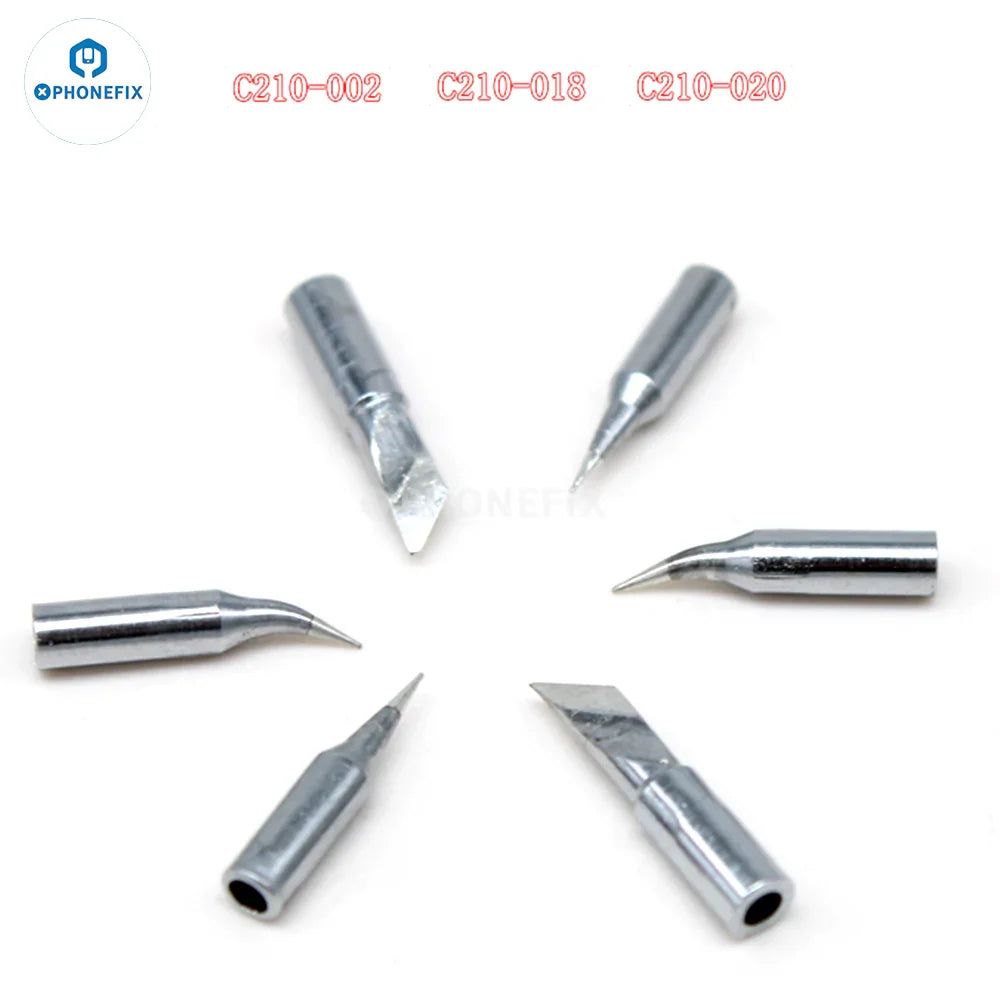 Replaceable iron tip head for C115/245/210 soldering iron, designed for recovering dead soldering tips, by PHONEFIX.