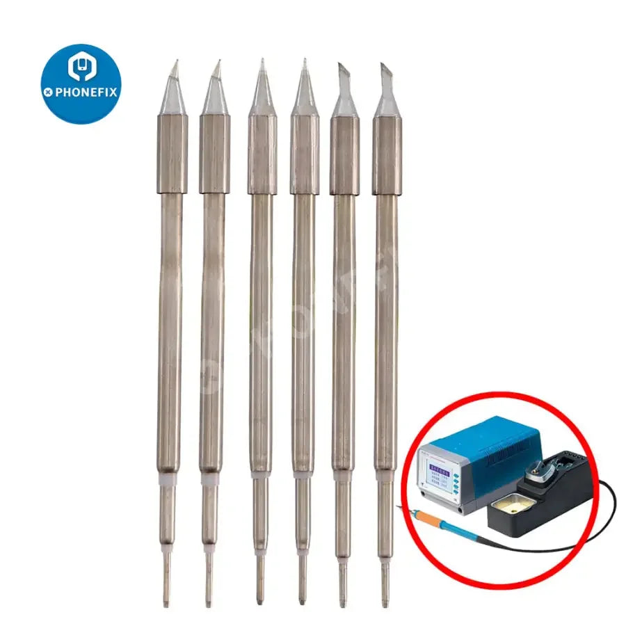 PhoneFix T12-11 lead-free soldering iron tip for soldering and welding, replacement part with precise tip design.
