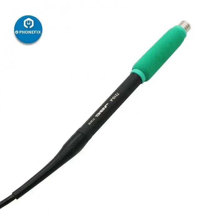 Phonefix JBC T210-A soldering handle for CD-2SHE welding station, featuring ergonomic design and compatible replacement tips.
