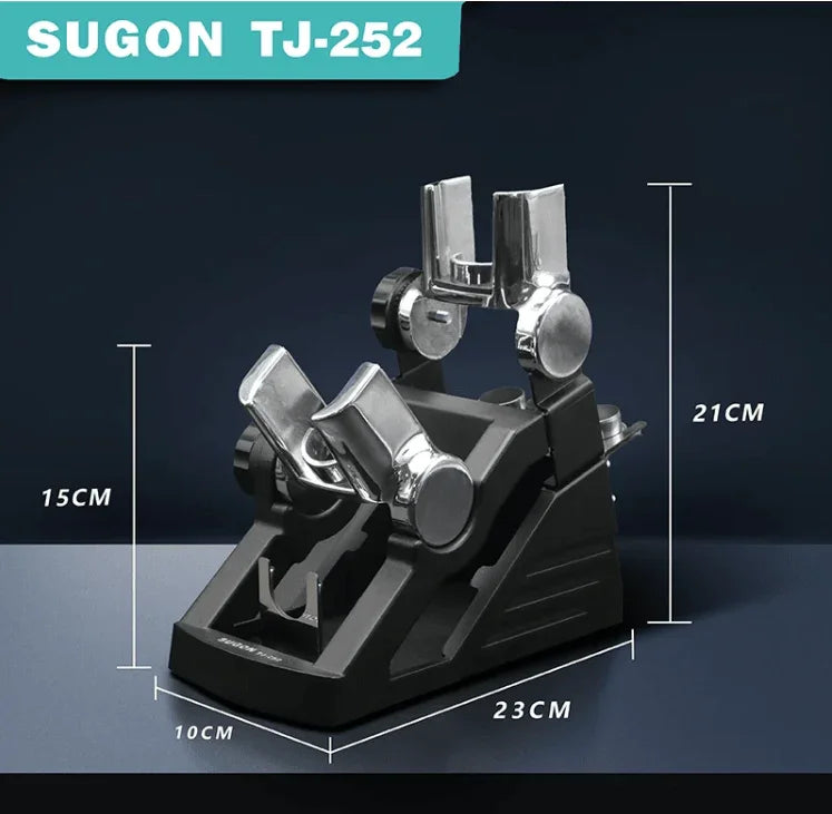 Sugon TJ218/251/252 auto sleep bracket for heat gun rework station, compatible with PHONEFIX iron tips and nozzles.