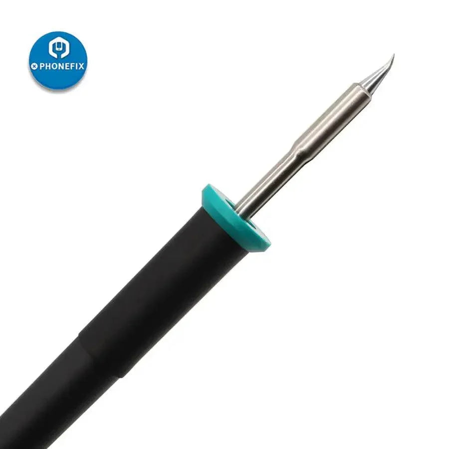 Original PHONEFIX electric solder iron tip for QUICK TS1200A soldering station, metal tip for precise soldering tasks.