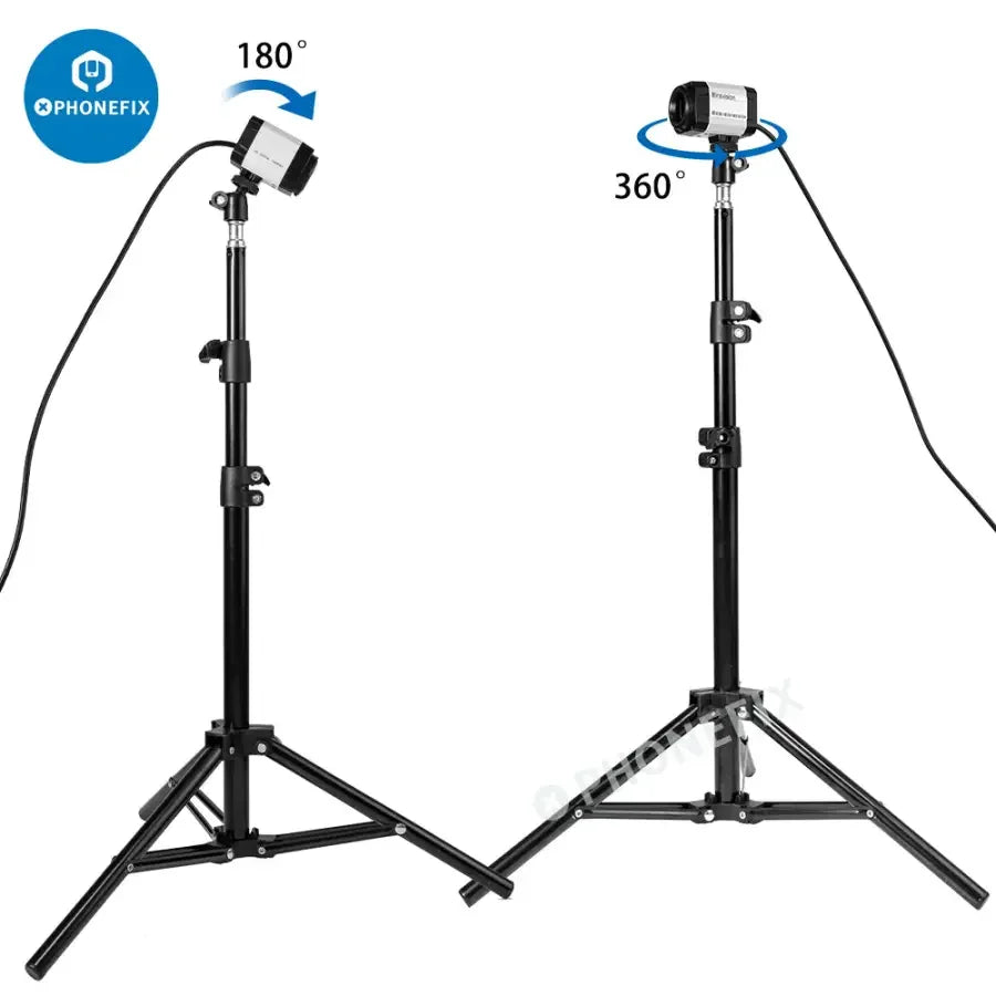 PhoneFIX tripod stand for phone camera, ideal for live streaming and photography, supporting stable positioning for mobile devices.