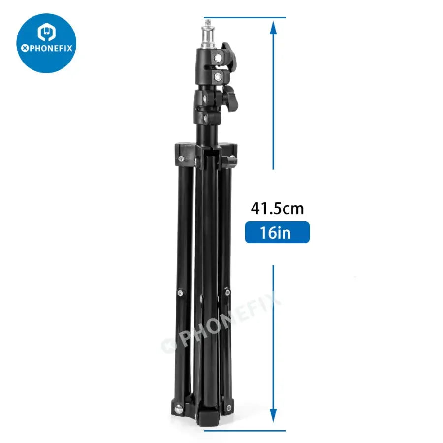 PhoneFIX tripod stand for phone camera, ideal for live streaming and photography, providing stable support for mobile devices.