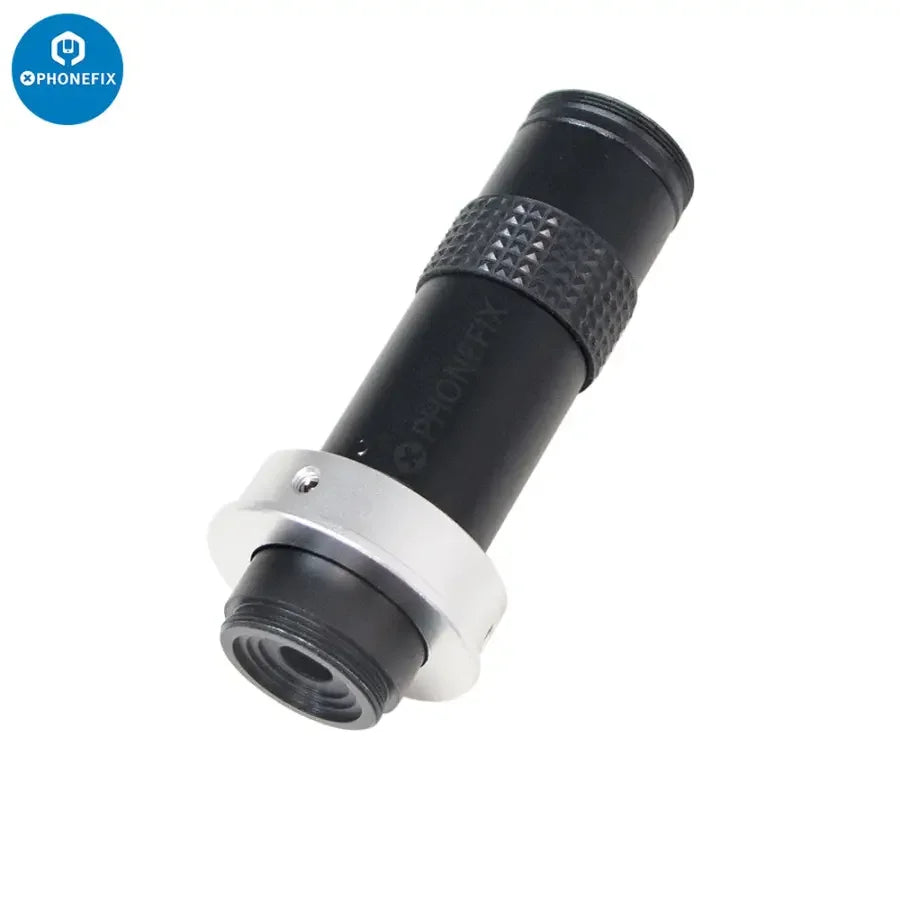 PHONEFIX 4K 48MP digital microscope kit with industrial camera and zoom lens, ideal for live streaming and detailed close-up viewing.
