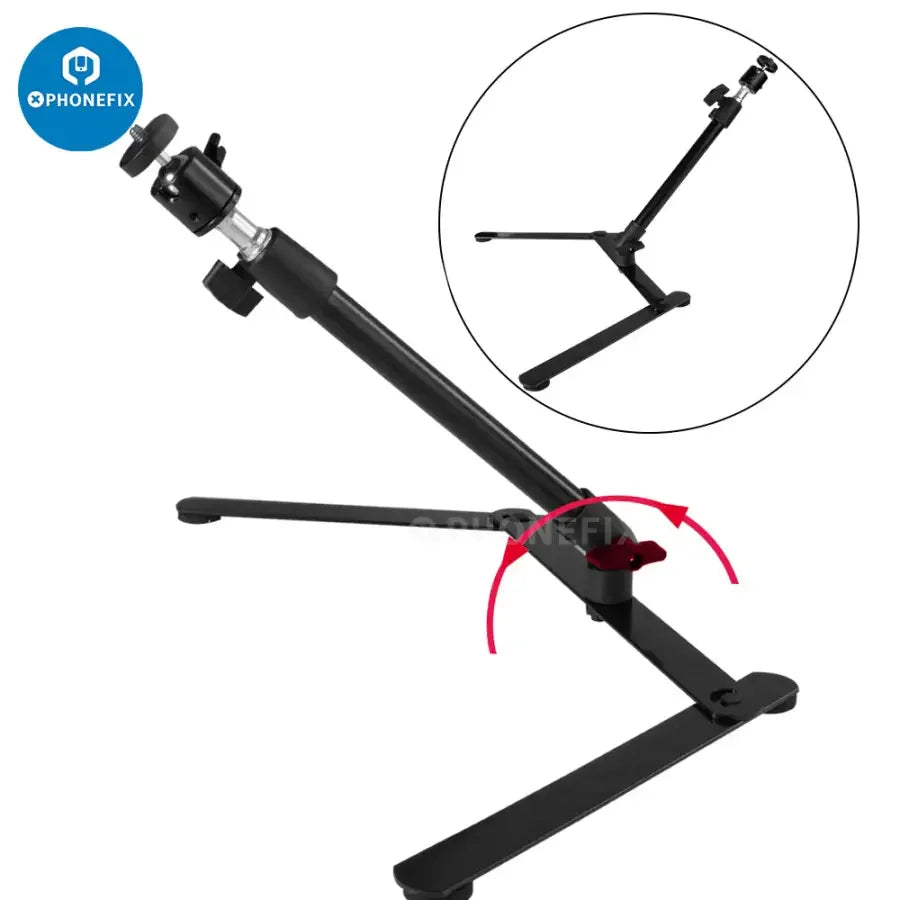 PHONEFIX 4K 48MP digital microscope kit with zoom lens for industrial inspection and live streaming camera.