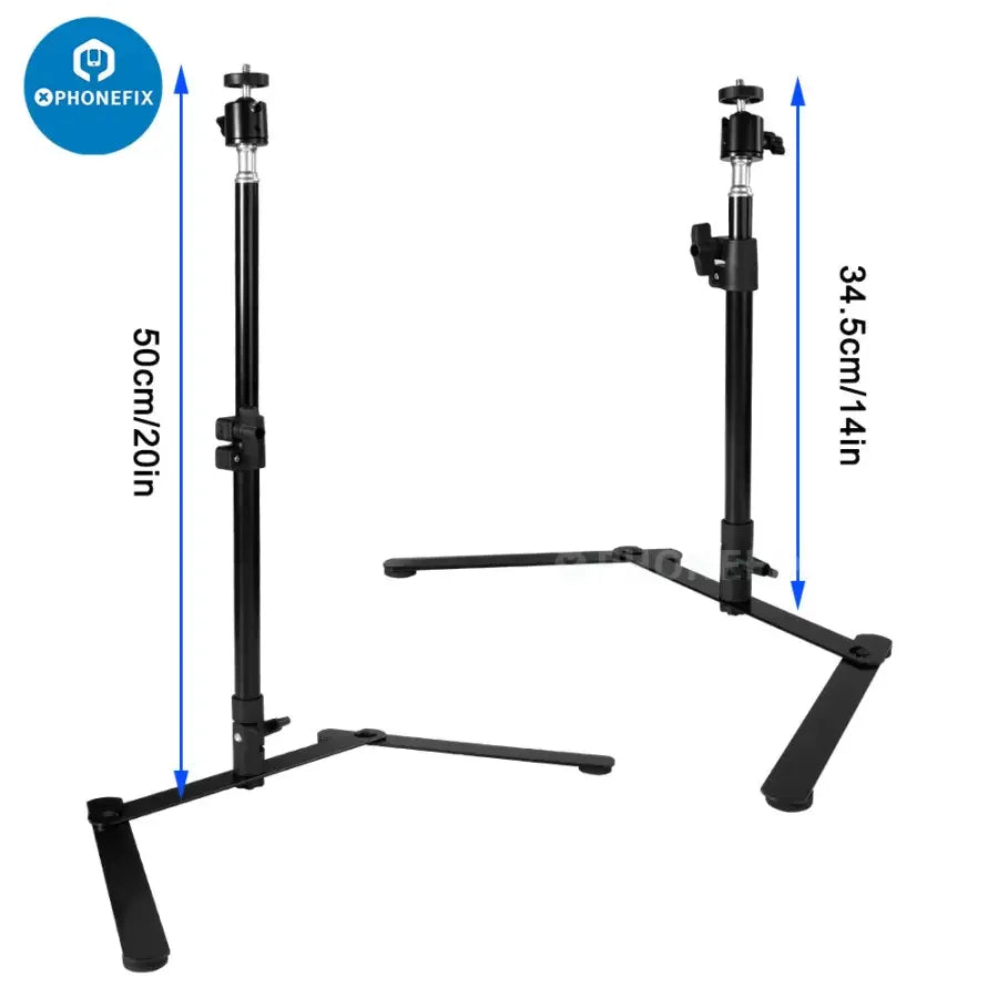 PHONEFIX 4K 48MP digital microscope kit with industrial camera and zoom lens, ideal for live streaming and detailed close-up viewing.