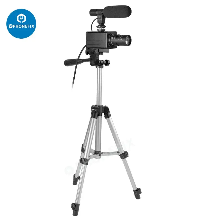 PHONEFIX 5.0MP 4K USB webcam with 10x optical zoom, HD camera, and built-in microphone for live streaming and video calls.