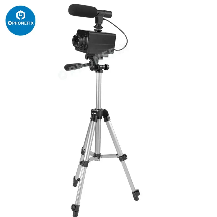 PHONEFIX 5.0MP 4K USB webcam with 10X optical zoom, HD video quality, and built-in microphone for live streaming.