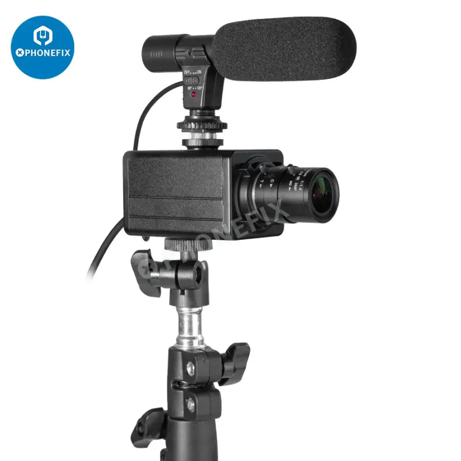PHONEFIX 5.0MP 4K USB webcam with 10x optical zoom, HD camera, and built-in microphone for live streaming and video calls.