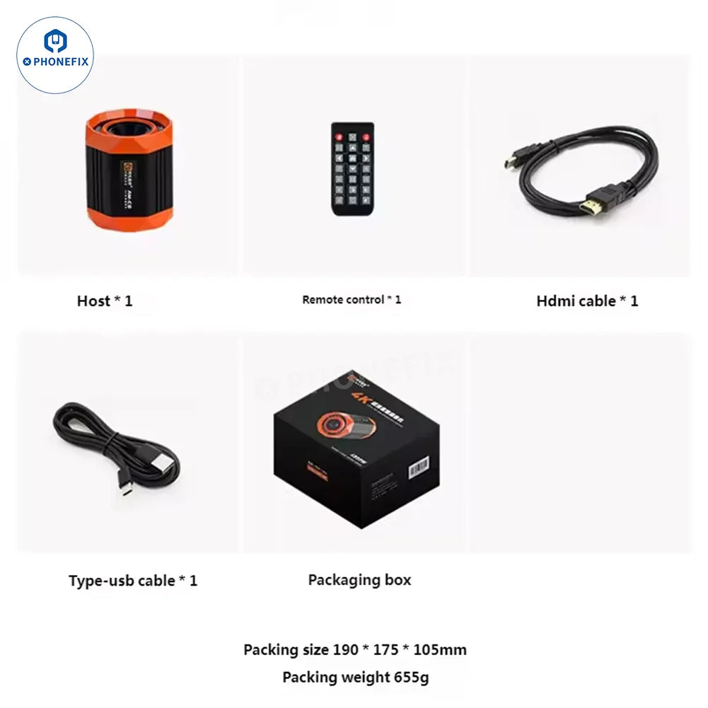 Cámara de transmisión en vivo PHONEFIX AMAOE AM-C6 USB 3.0 4K Ultra HD que muestra la lente y el diseño compacto para la captura de video de alta calidad.