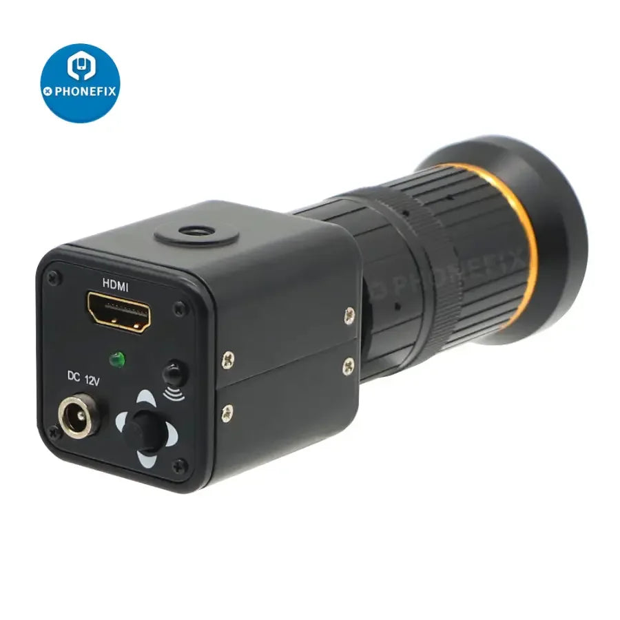 Caméra de diffusion en direct PHONEFIX 2.0MP 1080p avec objectif CCTV 5-50mm F1.4, idéale pour la vidéosurveillance haute définition.