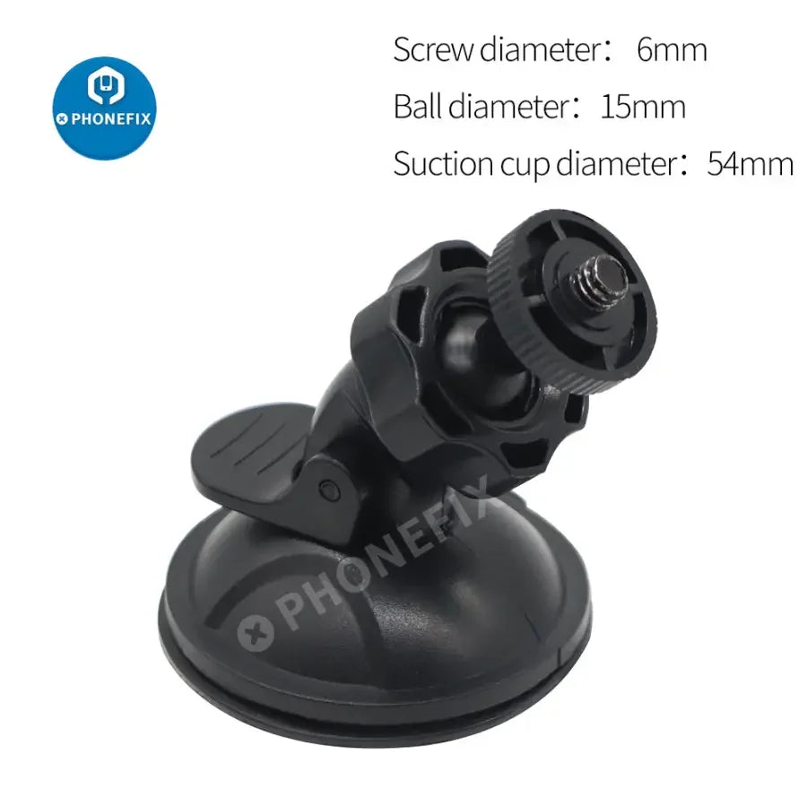 PhoneFix live streaming camera suction cup holder and webcam mount stand for microscope repair, ideal for stable camera positioning.