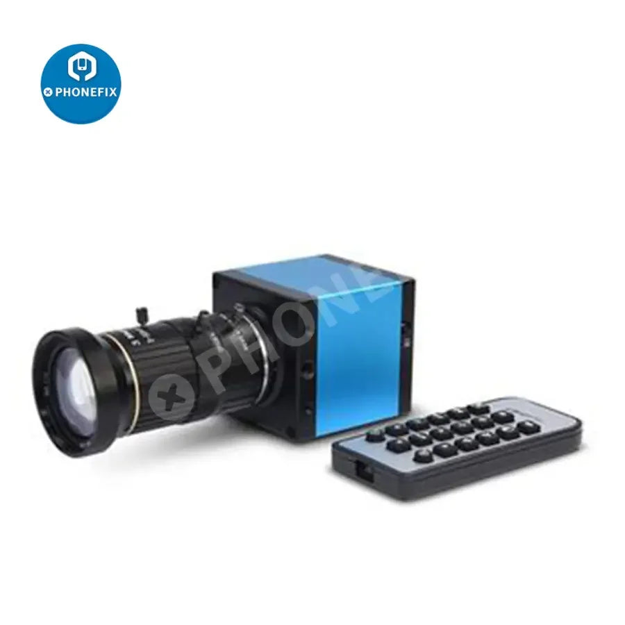 HDMI USB industrial camera by PHONEFIX with 16MP digital microscope for live streaming and high-resolution video capture.