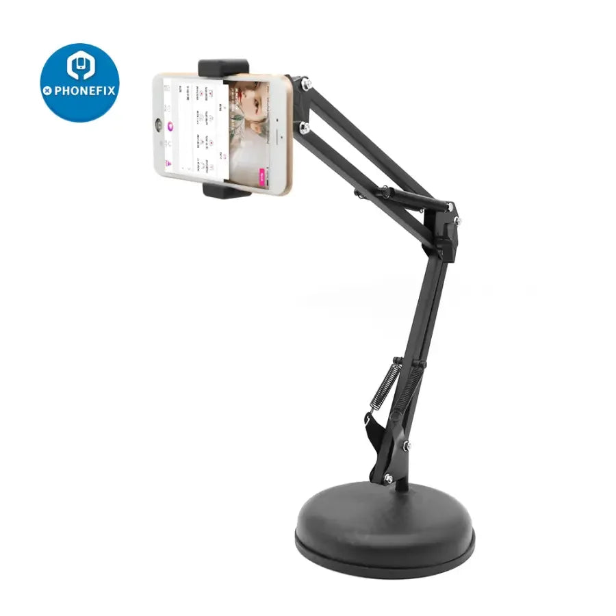Soporte de vídeo para teléfono con brazo articulado para grabación en estudio y retransmisiones en directo, de PHONEFIX.