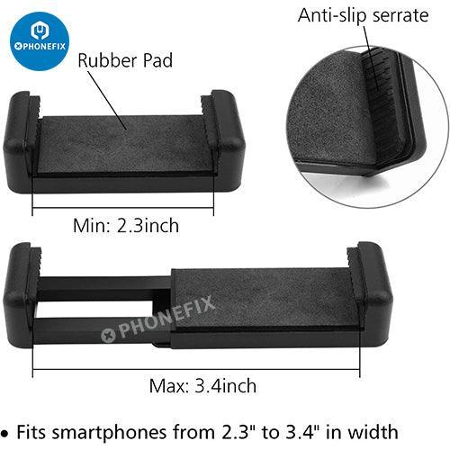 Support vidéo suspendu PHONEFIX avec caméra et projecteur pour la réparation de téléphones et la diffusion en direct, idéal pour les travaux de réparation détaillés et les démonstrations.