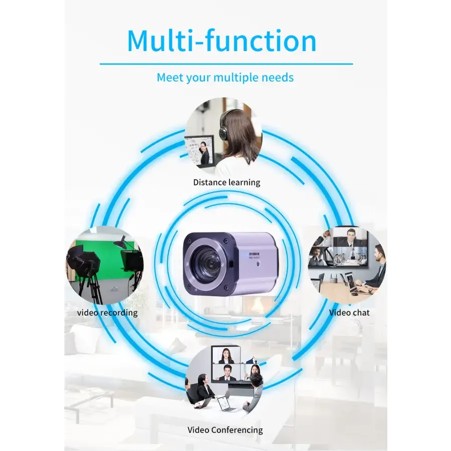 PHONEFIX 10X auto-focus 1080P live streaming camera module, compact device for high-quality live broadcasts.