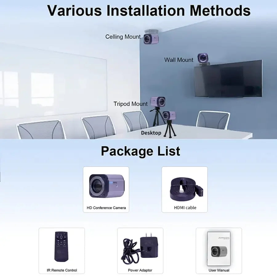 PHONEFIX 10X Auto Focus 1080P live streaming camera module showing close-up of lens and compact design for live broadcasts.