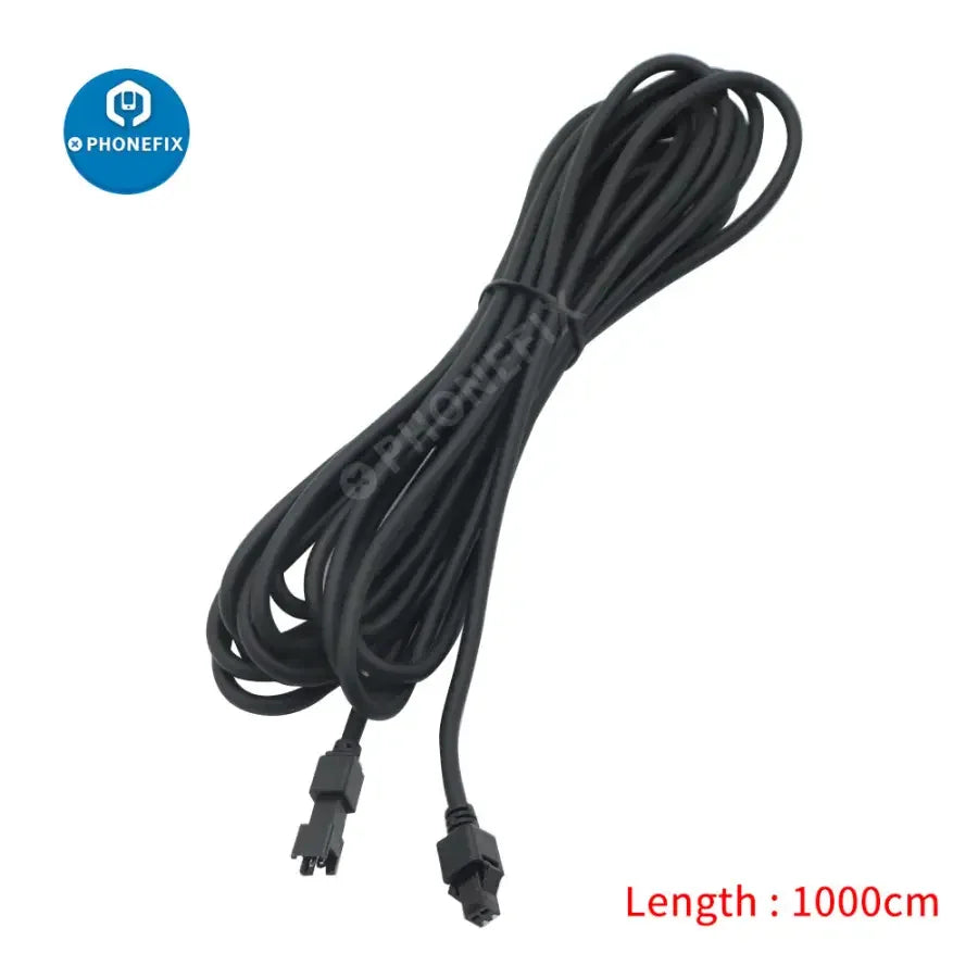 Phonefix CA-D1W machine vision light source connection extension cable with one-to-two ports for industrial camera setups.