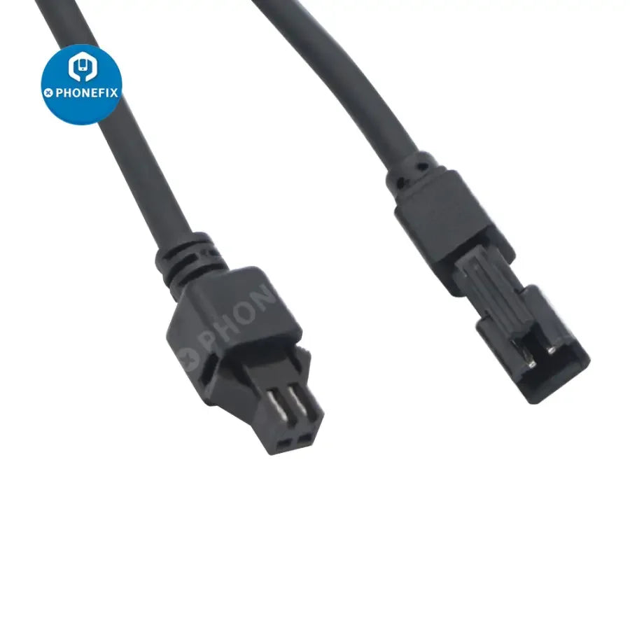 PHONEFIX CA-D1W machine vision light source extension cable connects one light source to two cameras, 1 meter long.