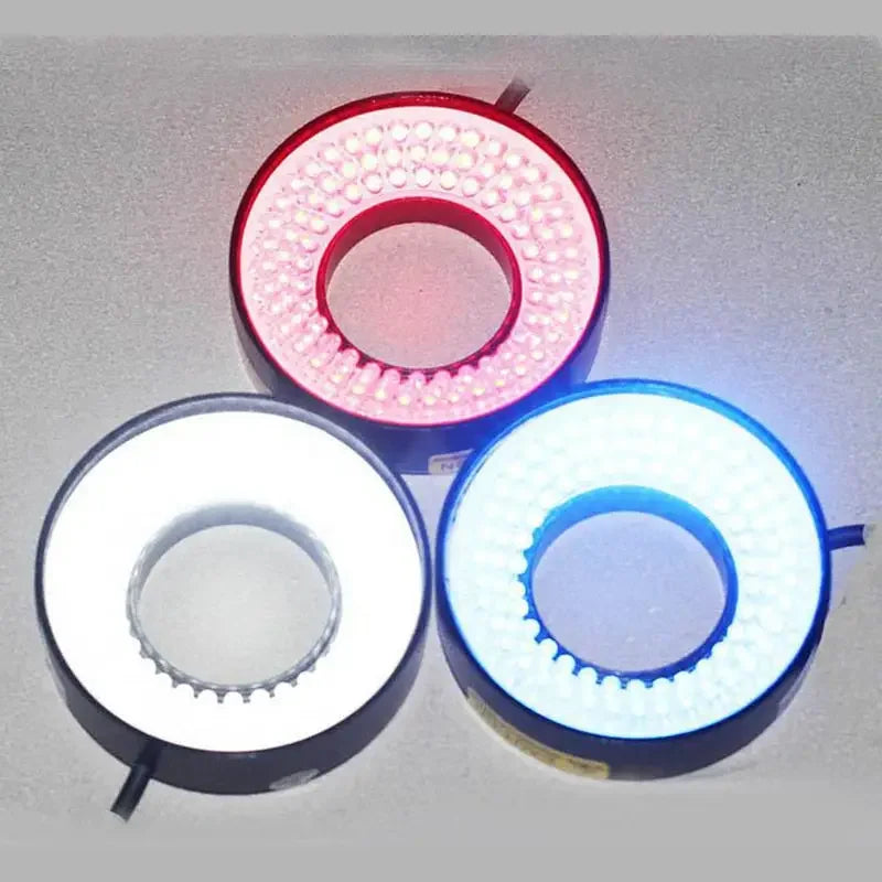 LED Ring Light Illuminator for industrial machine vision cameras by PHONEFIX, provides even lighting for precise imaging.