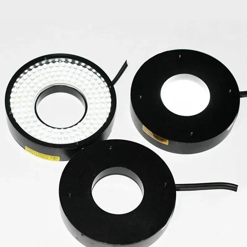 PHONEFIX LED ring light illuminator for industrial machine vision cameras, providing bright, uniform lighting for imaging applications.