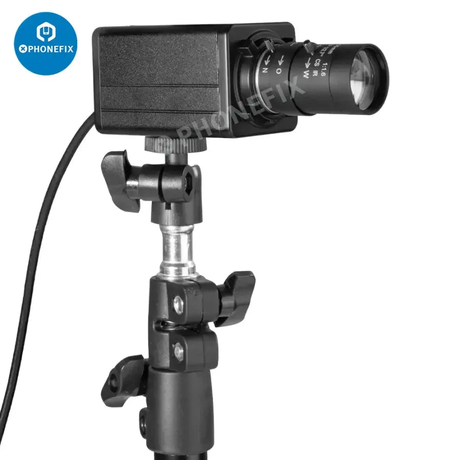 Cámara web PHONEFIX de 5.0 MP y resolución 4K con zoom de 10x y lente varifocal, diseñada para visión artificial y captura de vídeo de alta calidad.
