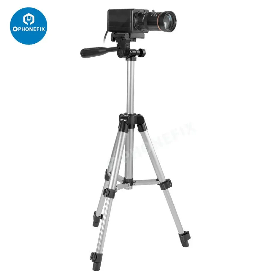 Cámara web PHONEFIX de 5.0 MP y resolución 4K con zoom de 10 aumentos y lente varifocal, ideal para visión artificial y captura de vídeo de alta calidad.