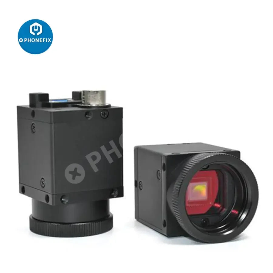 Caméra d'inspection industrielle PHONEFIX USB 3.0 haute vitesse avec obturateur global couleur 2.3 MP pour applications de vision industrielle.