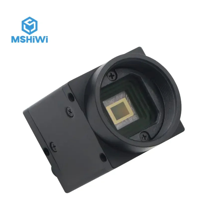 Cámara industrial PHONEFIX USB 3.0 Vision con sensor de color de 5.0 MP y obturador global, que incluye un SDK para aplicaciones de visión artificial.