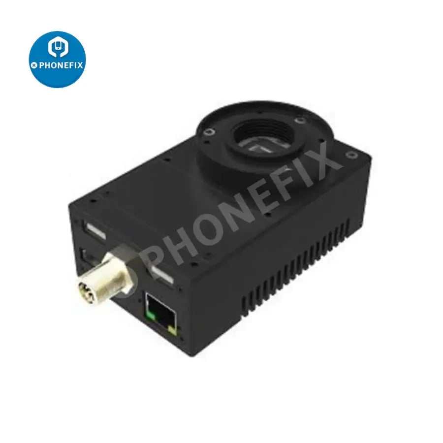PHONEFIX 5.0MP USB2.0 industrial machine vision camera with Windows system, featuring compact design for precise industrial imaging.