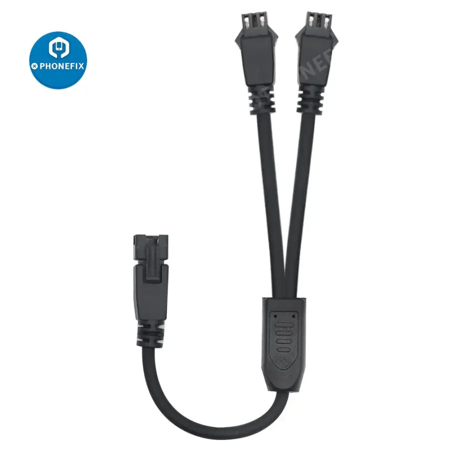 PHONEFIX 3P SM male to female light source extension cable for machine vision cameras, 0.2m length, durable and reliable.