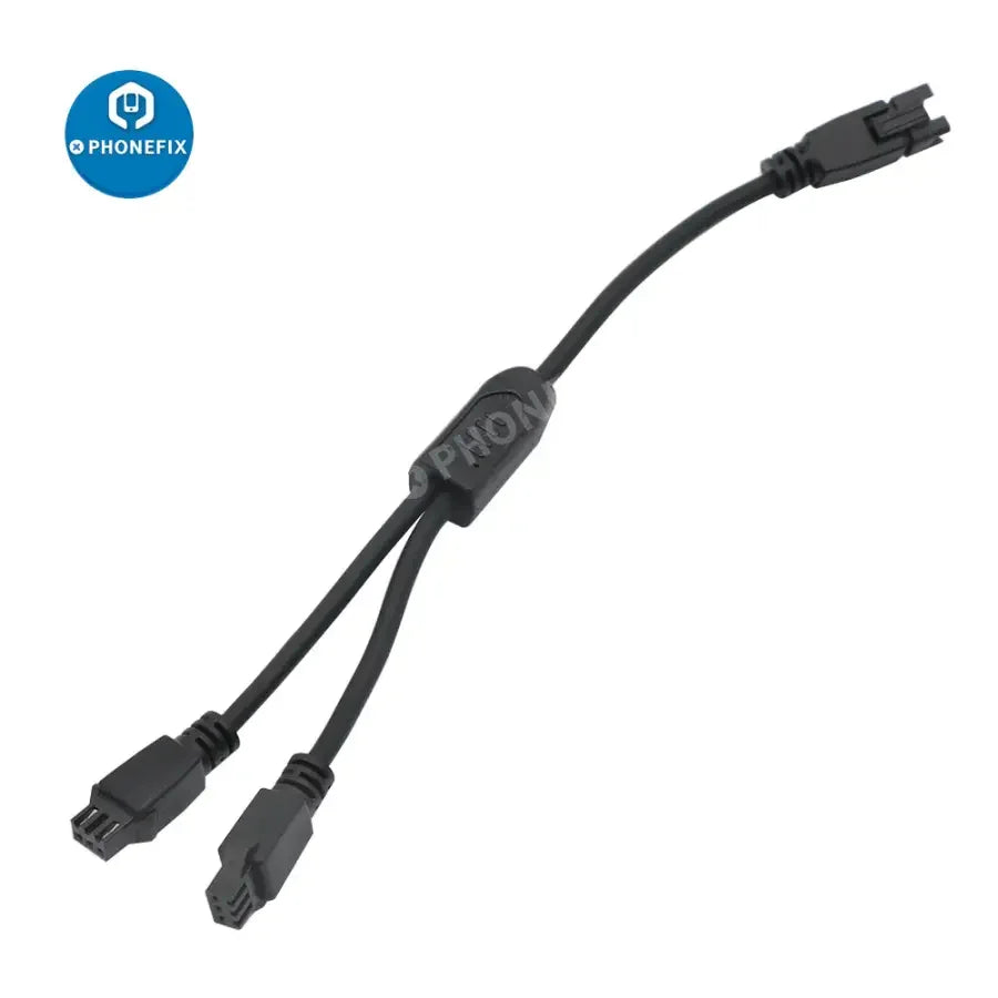 PhoneFIX 3P SM male to female light source extension cable for machine vision cameras, 0.2m length, durable and flexible wiring.