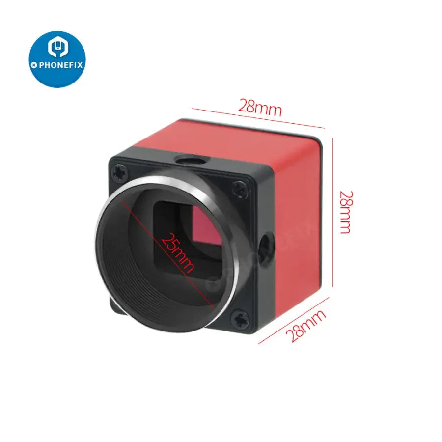 5MP USB 3.0 CMOS digital industrial camera with microscope eyepiece for machine vision, manufactured by PHONEFIX.