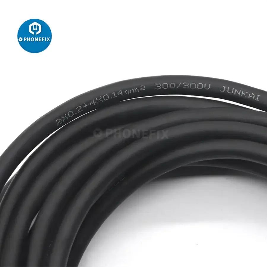 Industrial Camera Power Trigger IO Signal Cable with 6-pin female plug, 5m length, designed for machine vision cameras by PHONEFIX.