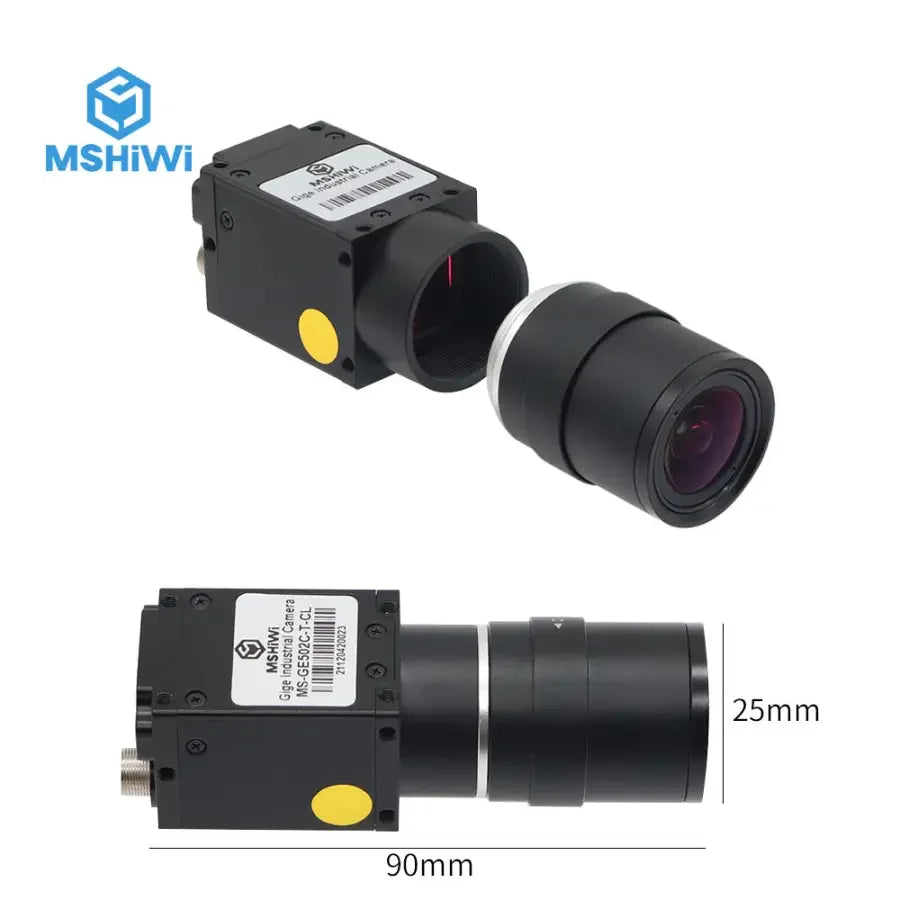 GIGE 12.0 MP industrial vision camera by PHONEFIX with 1/1.7" CMOS sensor, rolling shutter, monochrome for machine vision applications