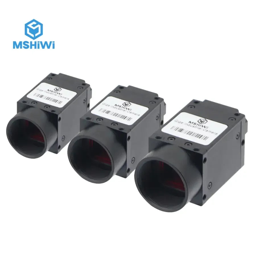 Caméra de vision industrielle GIGE 12.0 MP de PHONEFIX avec capteur CMOS 1/1.7", obturateur roulant, monochrome, utilisée pour la vision industrielle.