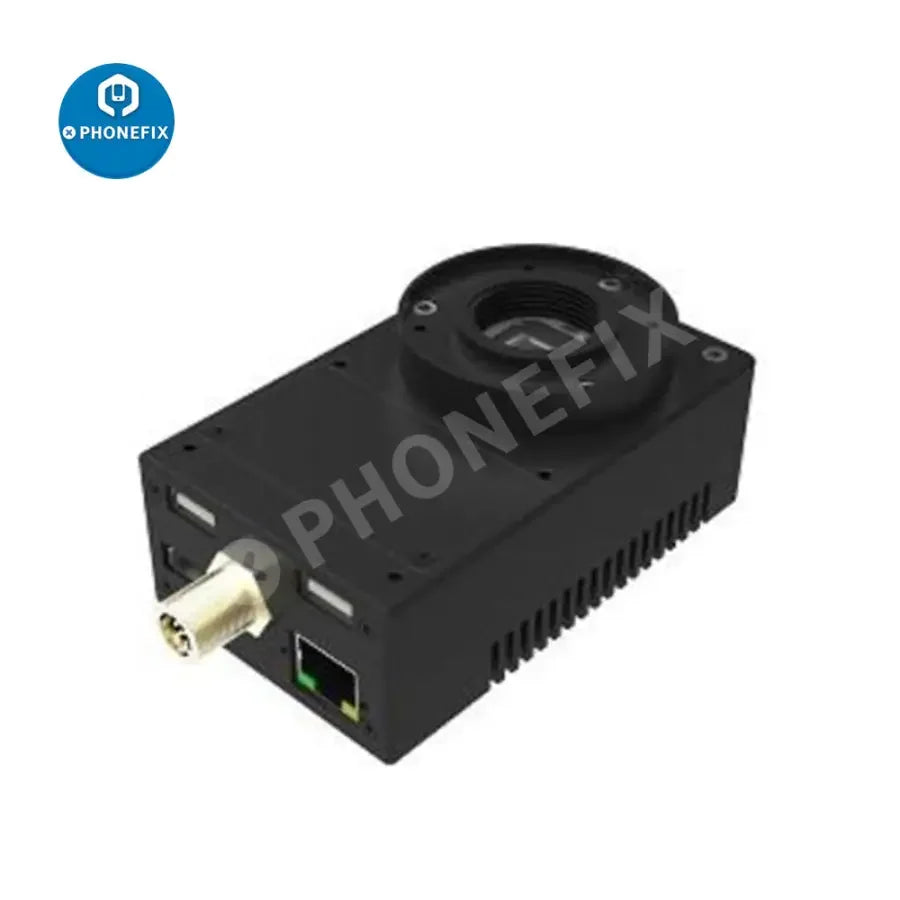 PHONEFIX smart digital industrial machine vision camera with global shutter, 8.9MP resolution, USB 2.0 interface, designed for industrial use.