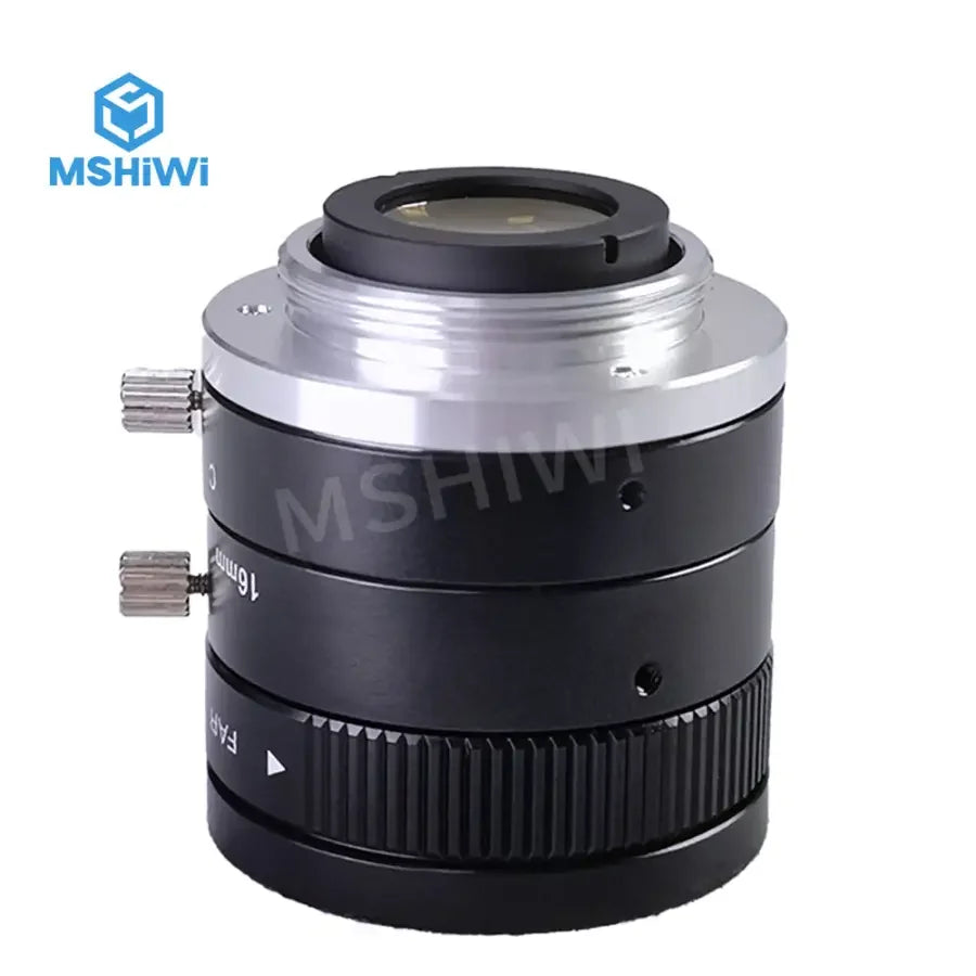 Objectif industriel PHONEFIX 3MP à monture C avec une focale de 16 à 35 mm, une ouverture F1.4 et un iris manuel, pour les applications de vision industrielle.