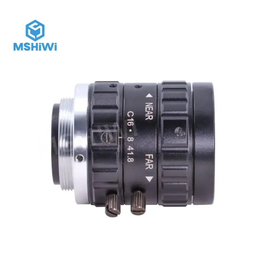 PhoneFIX 12MP 6mm manual FA prime lens for C-mount cameras, featuring F1.8 aperture for machine vision applications.