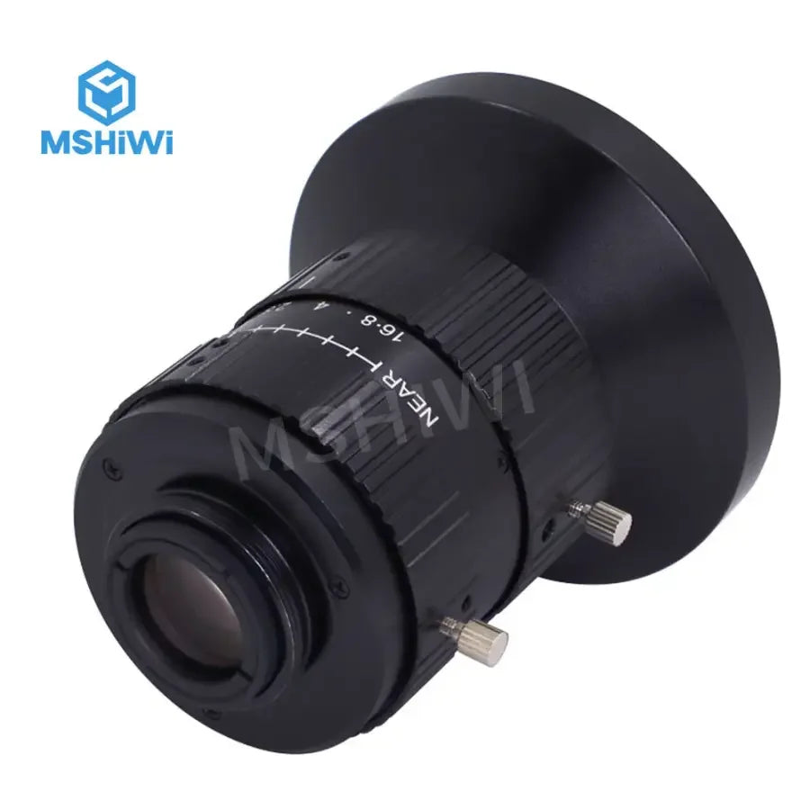 PhoneFIX 12MP 6mm C-mount machine vision lens with F1.8 aperture for high-resolution industrial imaging.