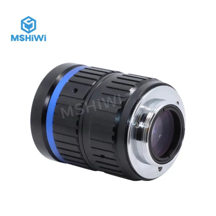 10MP C-mount 35mm F1.4 manual iris industrial camera lens for machine vision, branded PHONEFIX, used in industrial imaging.