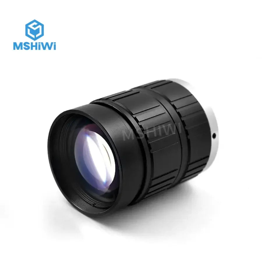 PHONEFIX 2/3" 50mm F1.8 fixed focus machine vision lens for industrial cameras with manual iris and 5MP resolution.