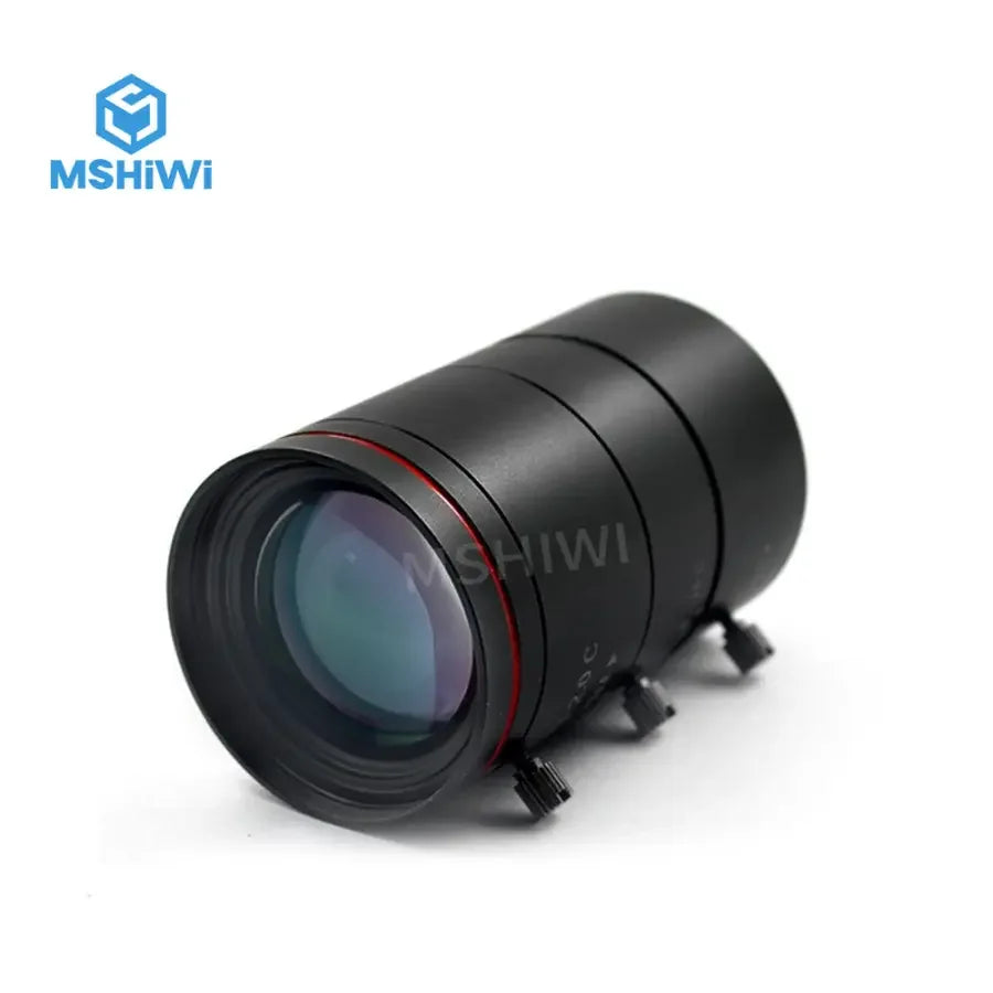 PHONEFIX 3MP 12-36mm prime lens for machine vision, F2 aperture, C-mount, wide FOV 33.67°-11.22°, 1/1.8" sensor.