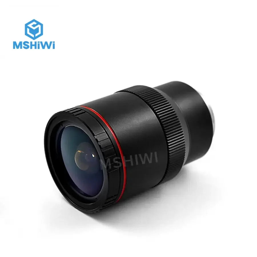Phonefix 3MP 4-12mm varifocal industrial machine vision lens with F1.4 aperture and manual iris for CCTV and industrial applications.
