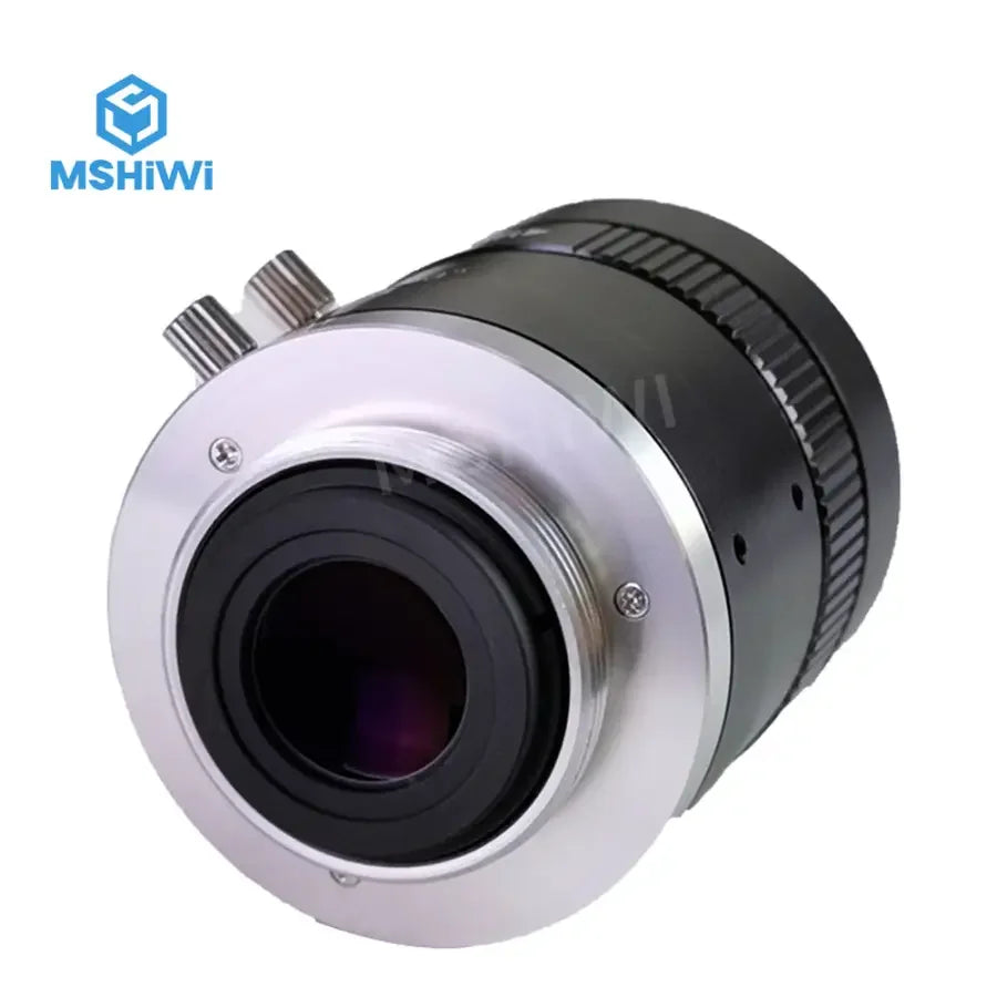 3MP C-mount 50mm prime lens for machine vision, with F1.8 manual iris, by PHONEFIX, designed for 2/3" sensors.