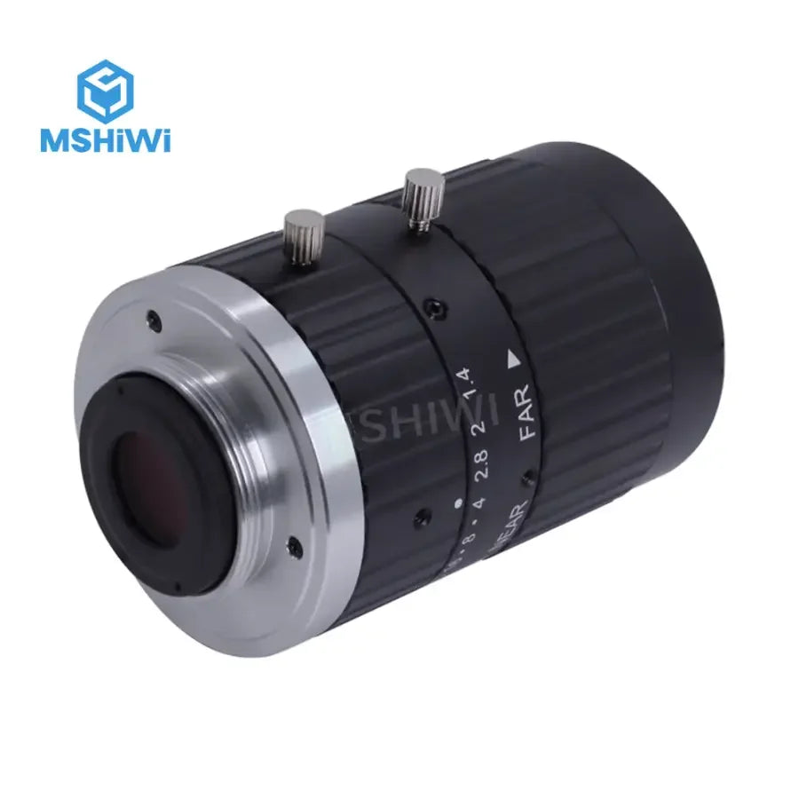 PHONEFIX 5.0MP C-mount 50mm machine vision lens with F1.4 manual iris for 2/3" format cameras