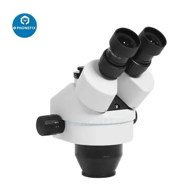 PHONEFIX 7X-45X trinocular zoom stereo microscope with simul-focal head for detailed viewing of biological specimens