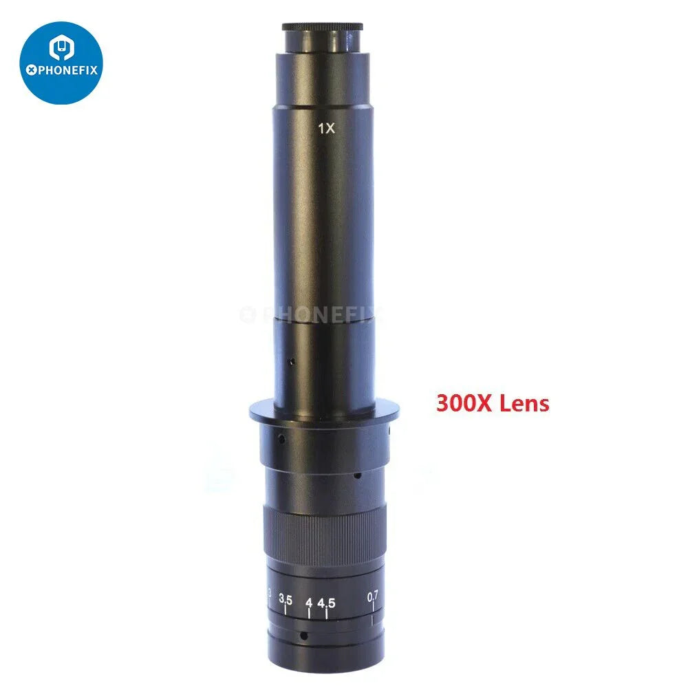PhoneFix microscope camera C-mount lens adapter with 0.35x, 0.5x, 1.0x zoom for microscope accessories.