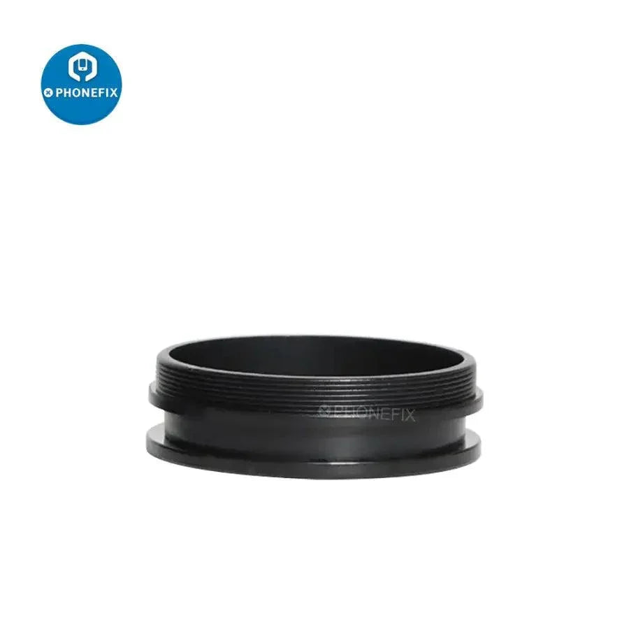 PhoneFIX auxiliary lens adapters in 0.5X, 0.7X, and 2.0X for stereo zoom microscopes, microscope accessories for enhanced viewing.